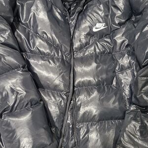 Nike Kids Shiny Black Puffer Jacket